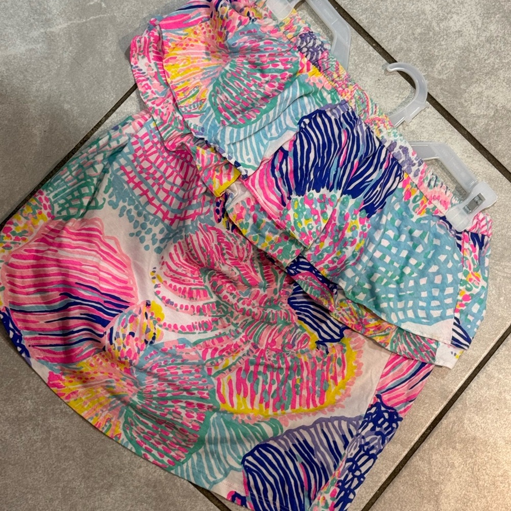 Lilly Pulitzer Colorful Patterned Staples Shirt
